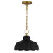 Quoizel - LEA1812MBK - One Light Pendant - Leanne - Matte Black