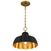 Quoizel - LEA1812MBK - One Light Pendant - Leanne - Matte Black