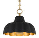 Quoizel - LEA1812MBK - One Light Pendant - Leanne - Matte Black