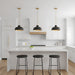 Quoizel - LEA1812MBK - One Light Pendant - Leanne - Matte Black