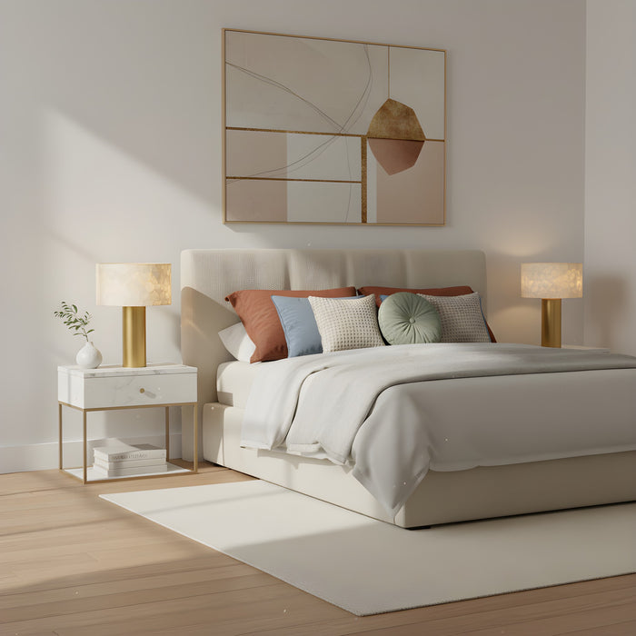 Quoizel - LEL6220BRG - One Light Table Lamp - Leland - Brushed Gold