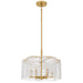 Quoizel - MAI2818BRG - Six Light Pendant - Maisie - Brushed Gold