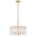 Quoizel - MAI2818BRG - Six Light Pendant - Maisie - Brushed Gold