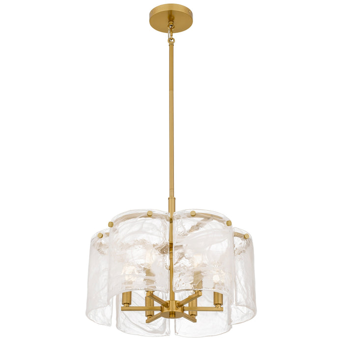 Quoizel - MAI2818BRG - Six Light Pendant - Maisie - Brushed Gold
