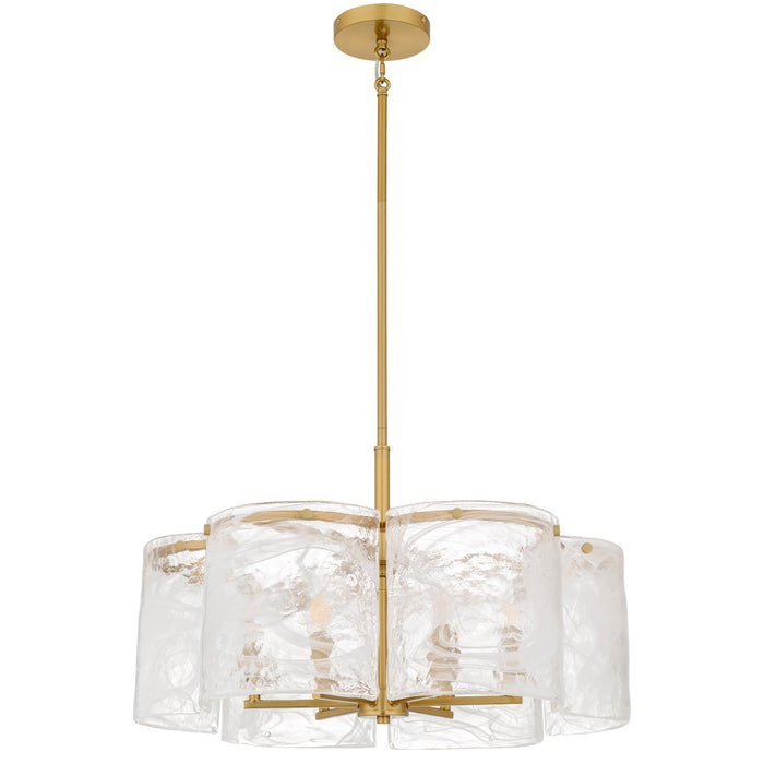 Quoizel - MAI2824BRG - Six Light Pendant - Maisie - Brushed Gold