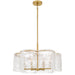 Quoizel - MAI2824BRG - Six Light Pendant - Maisie - Brushed Gold