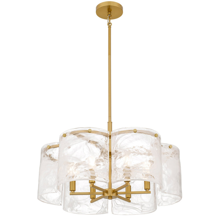 Quoizel - MAI2824BRG - Six Light Pendant - Maisie - Brushed Gold