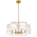 Quoizel - MAI2824BRG - Six Light Pendant - Maisie - Brushed Gold