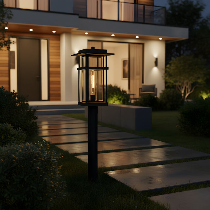 Quoizel - MORG9010EK - One Light Outdoor Hanging Lantern - Morgan - Earth Black