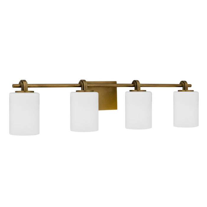 Quoizel - MORR8632WS - Four Light Vanity - Morris - Weathered Brass