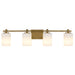 Quoizel - MORR8632WS - Four Light Vanity - Morris - Weathered Brass