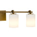 Quoizel - MORR8632WS - Four Light Vanity - Morris - Weathered Brass