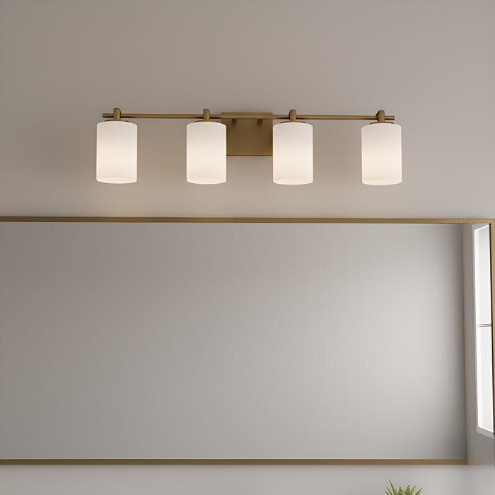 Quoizel - MORR8632WS - Four Light Vanity - Morris - Weathered Brass