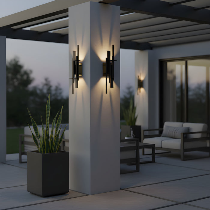 Quoizel - NEWT8406EK - LED Outdoor Wall Lantern - Newton - Earth Black