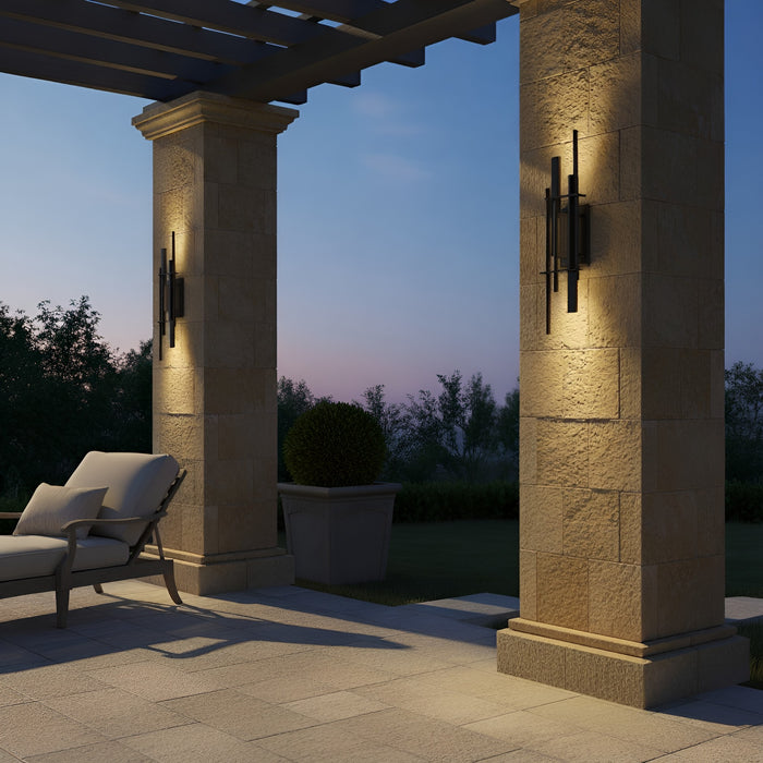 Quoizel - NEWT8407EK - LED Outdoor Wall Lantern - Newton - Earth Black