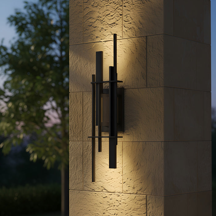 Quoizel - NEWT8407EK - LED Outdoor Wall Lantern - Newton - Earth Black