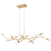 Quoizel - PCCOR1250GFL - LED Island Pendant - Cora - Gold Leaf