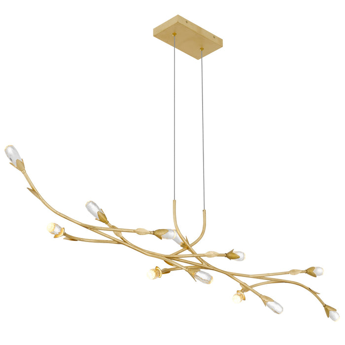 Quoizel - PCCOR1250GFL - LED Island Pendant - Cora - Gold Leaf