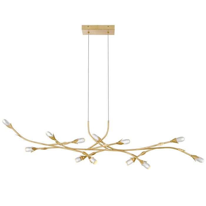 Quoizel - PCCOR1250GFL - LED Island Pendant - Cora - Gold Leaf