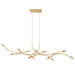 Quoizel - PCCOR1250GFL - LED Island Pendant - Cora - Gold Leaf