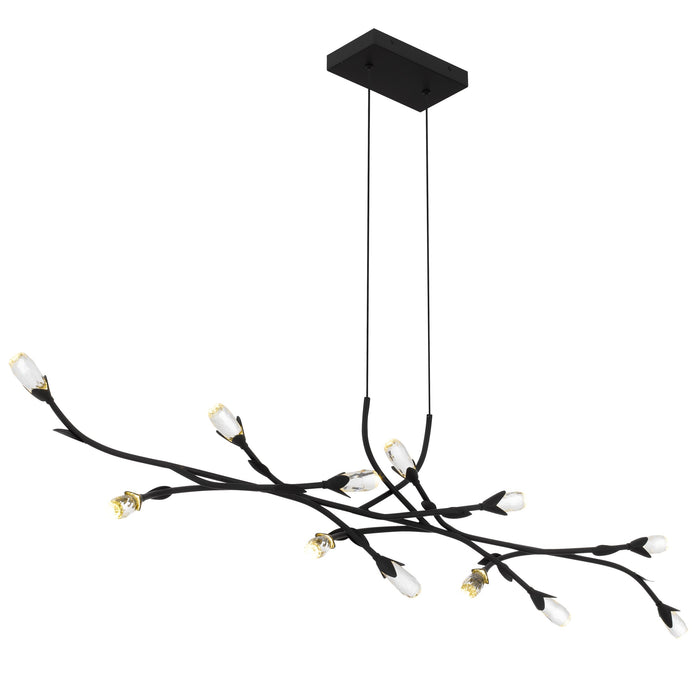 Quoizel - PCCOR1250MBK - LED Island Pendant - Cora - Matte Black