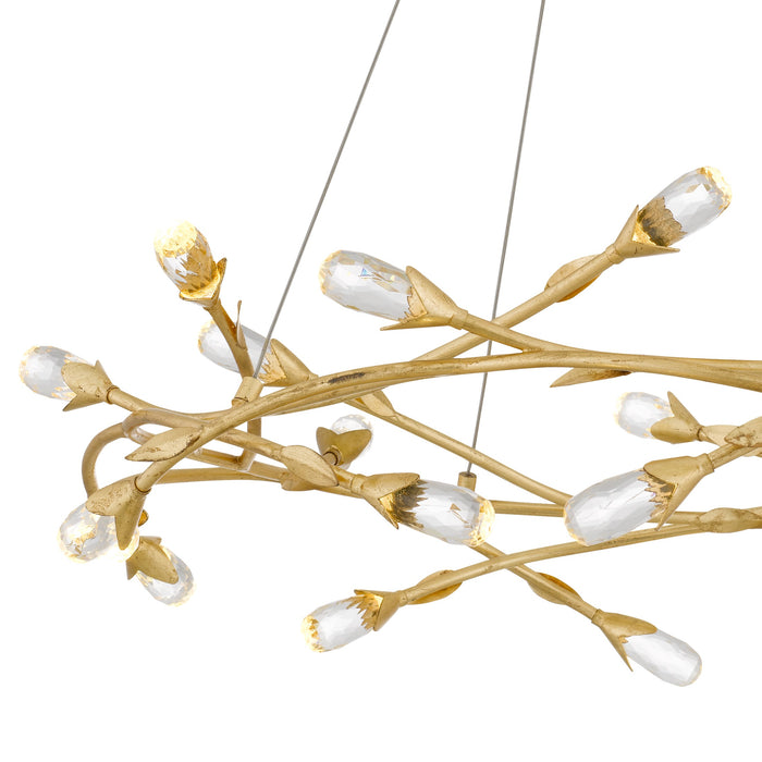 Quoizel - PCCOR2832GFL - LED Pendant - Cora - Gold Leaf
