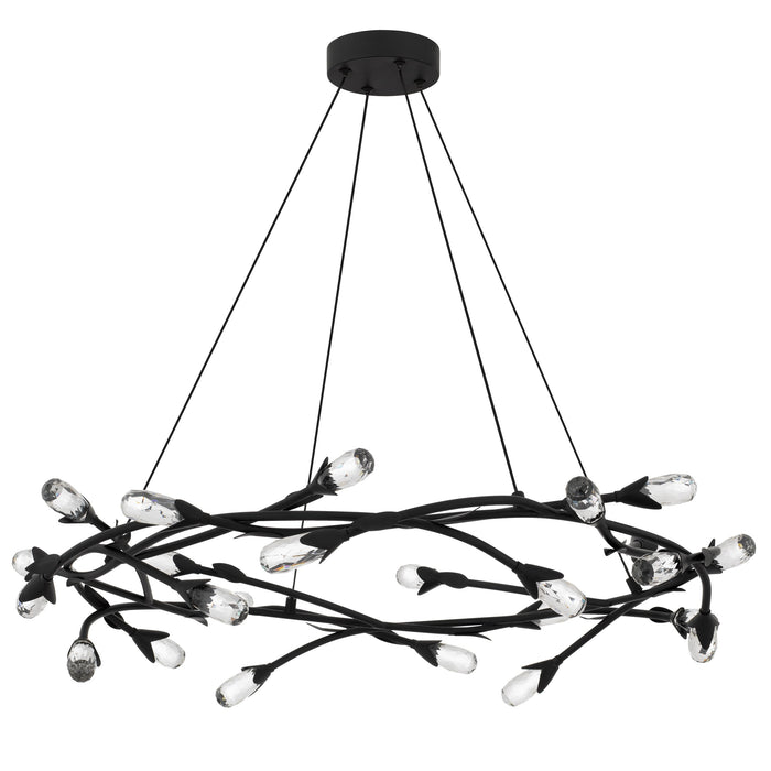 Quoizel - PCCOR2832MBK - LED Pendant - Cora - Matte Black