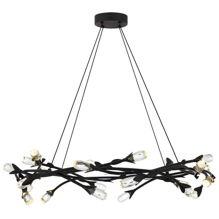Quoizel - PCCOR2832MBK - LED Pendant - Cora - Matte Black