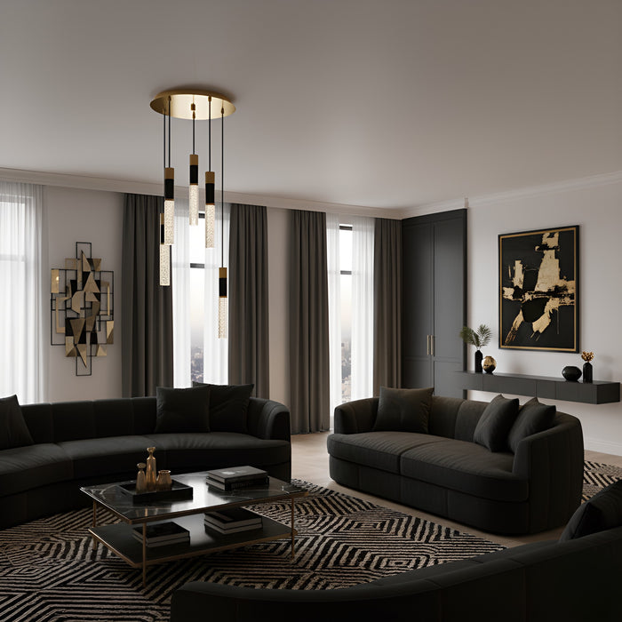 Quoizel - PCDAV1814BRG - LED Pendant - Davies - Brushed Gold