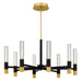 Quoizel - PCDAV5032BRG - LED Chandelier - Davies - Brushed Gold