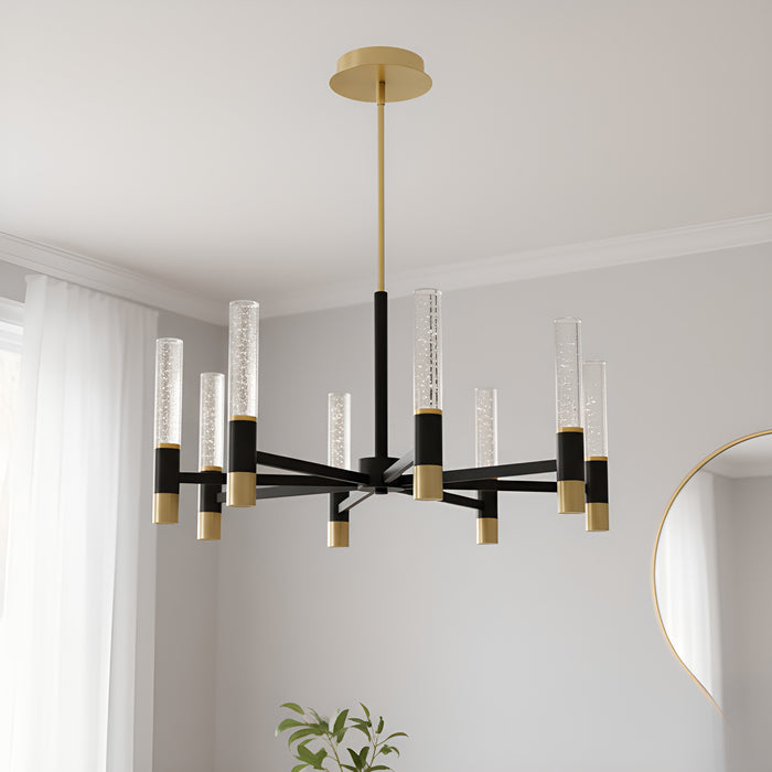 Quoizel - PCDAV5032BRG - LED Chandelier - Davies - Brushed Gold