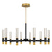 Quoizel - PCDAV5040BRG - LED Chandelier - Davies - Brushed Gold