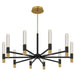 Quoizel - PCDAV5040BRG - LED Chandelier - Davies - Brushed Gold