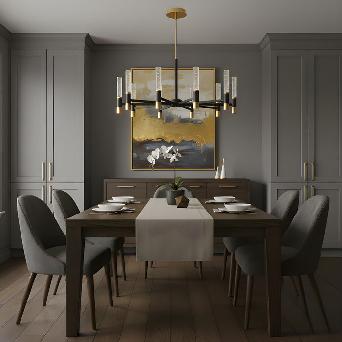 Quoizel - PCDAV5040BRG - LED Chandelier - Davies - Brushed Gold