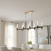 Quoizel - PCDAV844BRG - LED Island Pendant - Davies - Brushed Gold