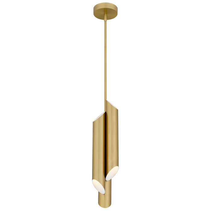 Quoizel - PCMAN1505BRG - LED Mini Pendant - Manelis - Brushed Gold
