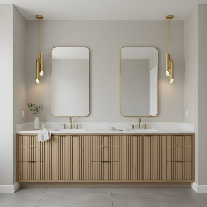 Quoizel - PCMAN1505BRG - LED Mini Pendant - Manelis - Brushed Gold