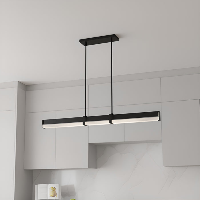 Quoizel - PCTED148MBK - LED Island Pendant - Theodore - Matte Black