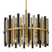 Quoizel - RICH2822BRG - Eight Light Pendant - Richards - Brushed Gold