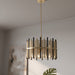 Quoizel - RICH2822BRG - Eight Light Pendant - Richards - Brushed Gold