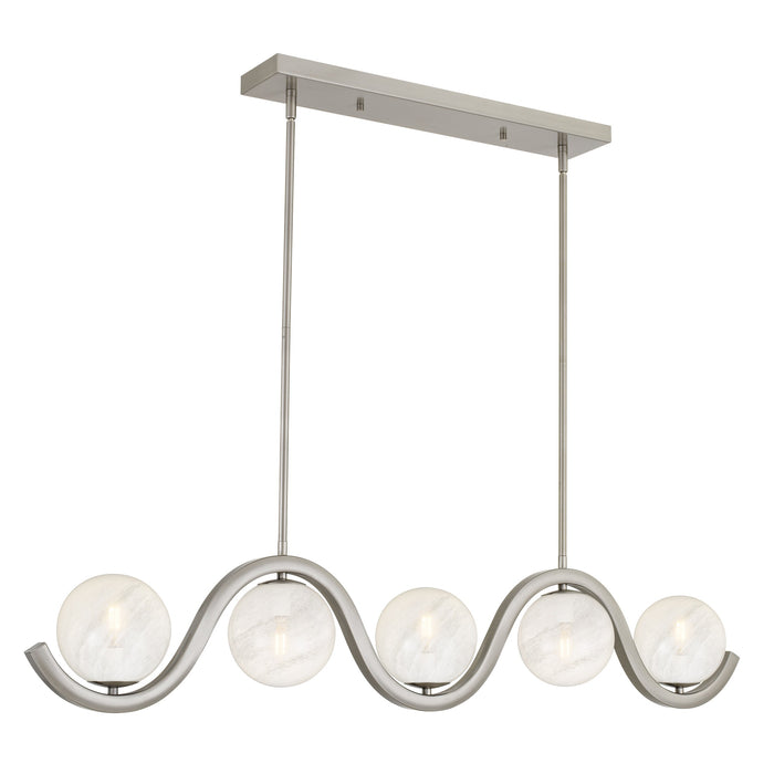 Quoizel - SRI551BN - Five Light Island Pendant - Spherical - Brushed Nickel