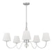 Quoizel - STON5035C - Five Light Chandelier - Stone - Polished Chrome
