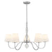 Quoizel - STON5035C - Five Light Chandelier - Stone - Polished Chrome