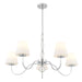 Quoizel - STON5035C - Five Light Chandelier - Stone - Polished Chrome
