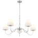 Quoizel - STON5035C - Five Light Chandelier - Stone - Polished Chrome