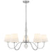 Quoizel - STON5035C - Five Light Chandelier - Stone - Polished Chrome