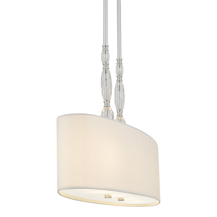 Quoizel - STON542C - Five Light Island Pendant - Stone - Polished Chrome