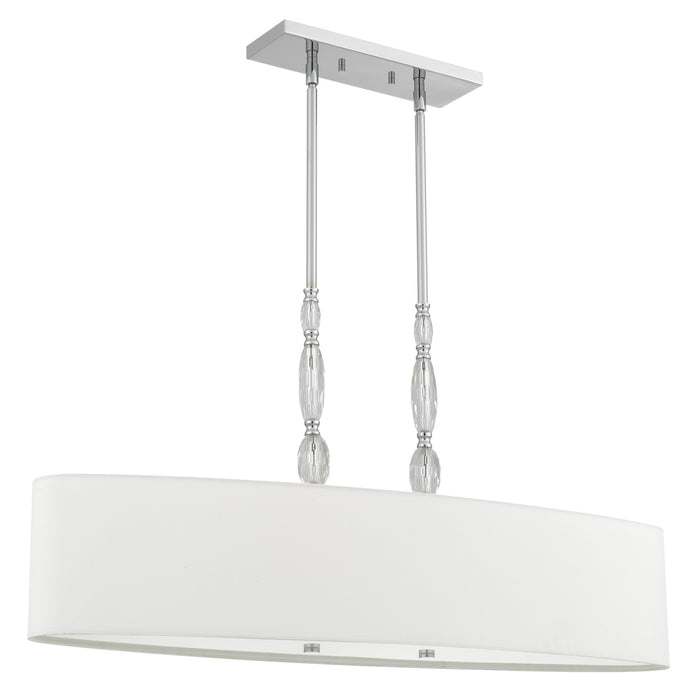 Quoizel - STON542C - Five Light Island Pendant - Stone - Polished Chrome