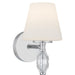 Quoizel - STON8706C - One Light Wall Sconce - Stone - Polished Chrome