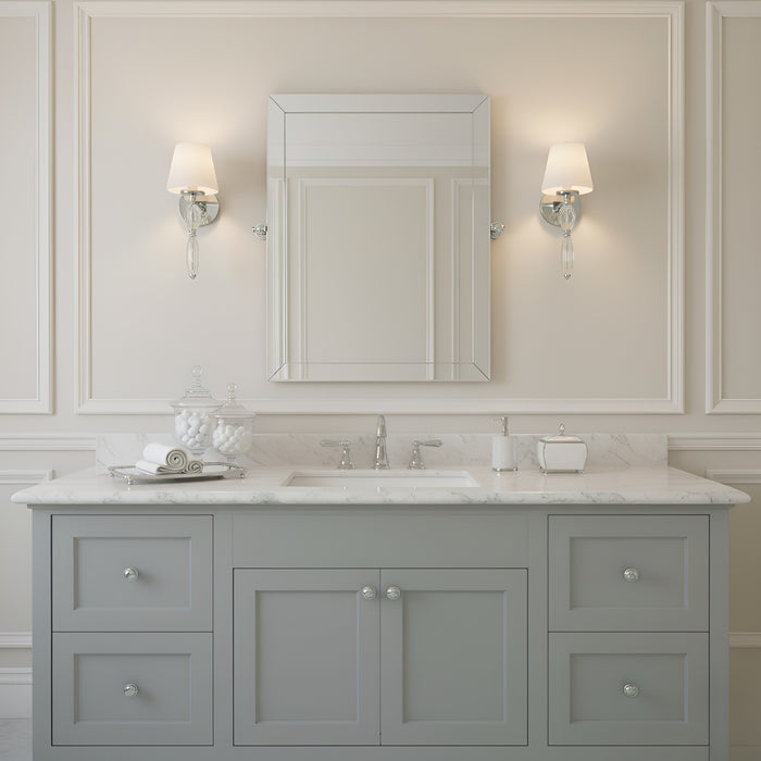 Quoizel - STON8706C - One Light Wall Sconce - Stone - Polished Chrome